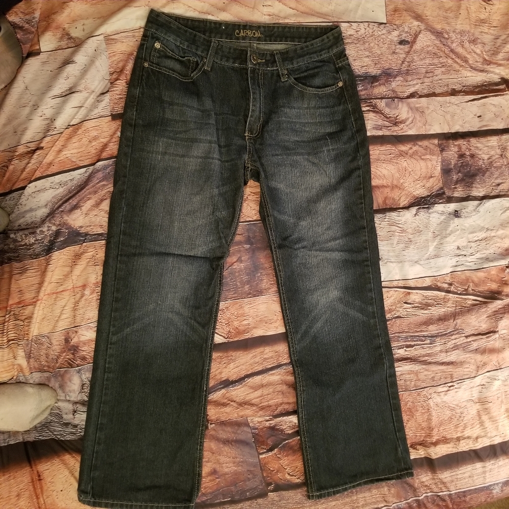 Carbon W32 low rise bootcut jeans